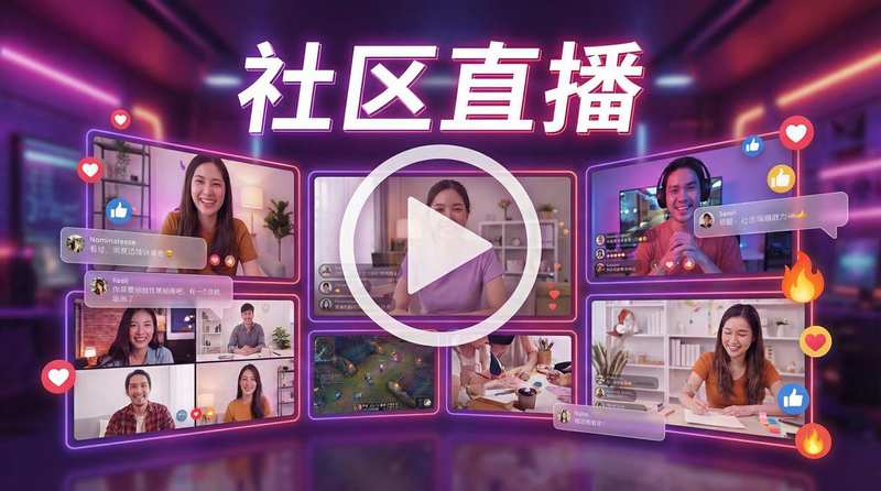 抖音风官网社区直播视频